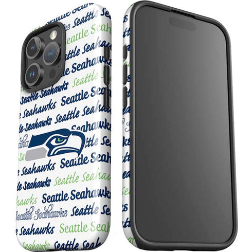 NFL Seattle Seahawks Print iPhone 16 Pro Impact Case